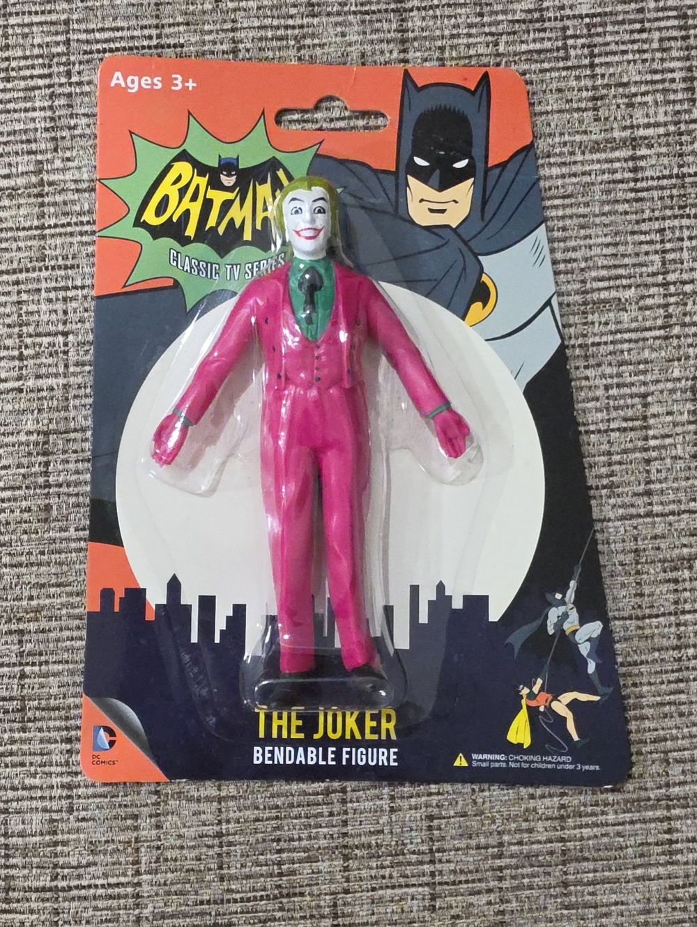 Batman Joker Bendable Figure - Pink and Green
